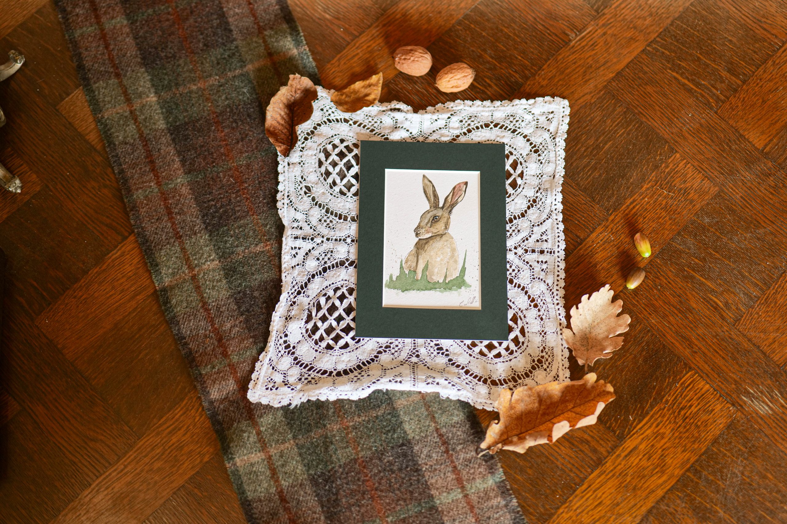 Lièvre - collection "Animaux d'automne"